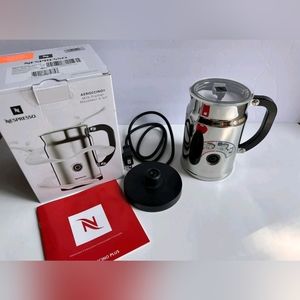 Nespresso Aeroccino + Plus 3192-US Automatic Electric Milk Frother Stainless BN